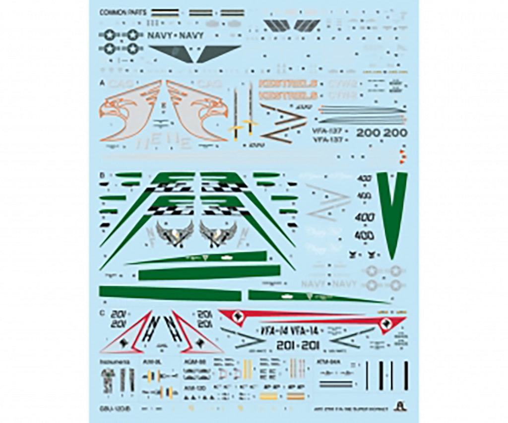 Italeri  1:72 F/A-18E Super Hornet  083 Plastic Model Kit - 083_06