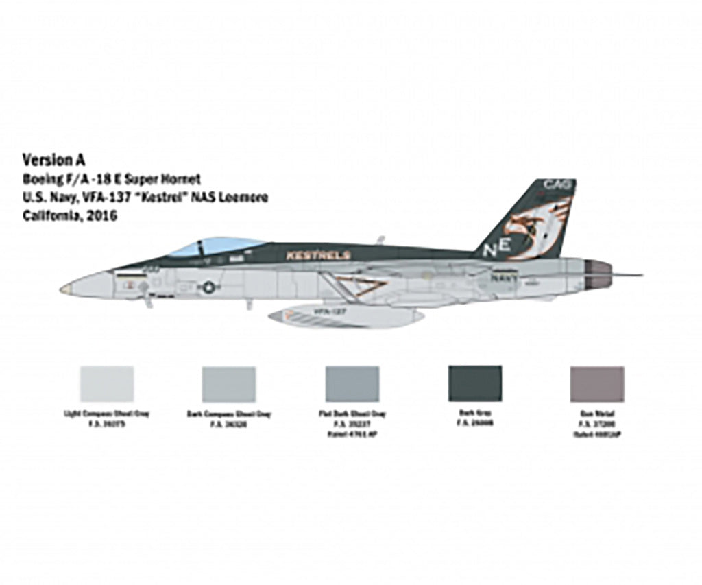 Italeri  1:72 F/A-18E Super Hornet  083 Plastic Model Kit - 083_13