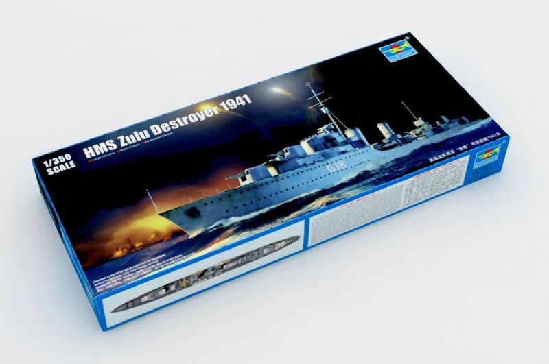 HMS Zulu Destroyer 1941  1:350 By Trumpeter 05332