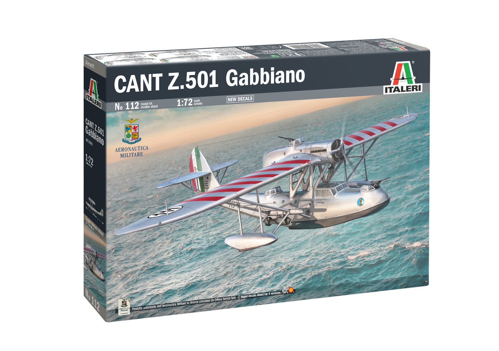 Italeri 1:72 CANT Z.501 Gabbiano - 112_002