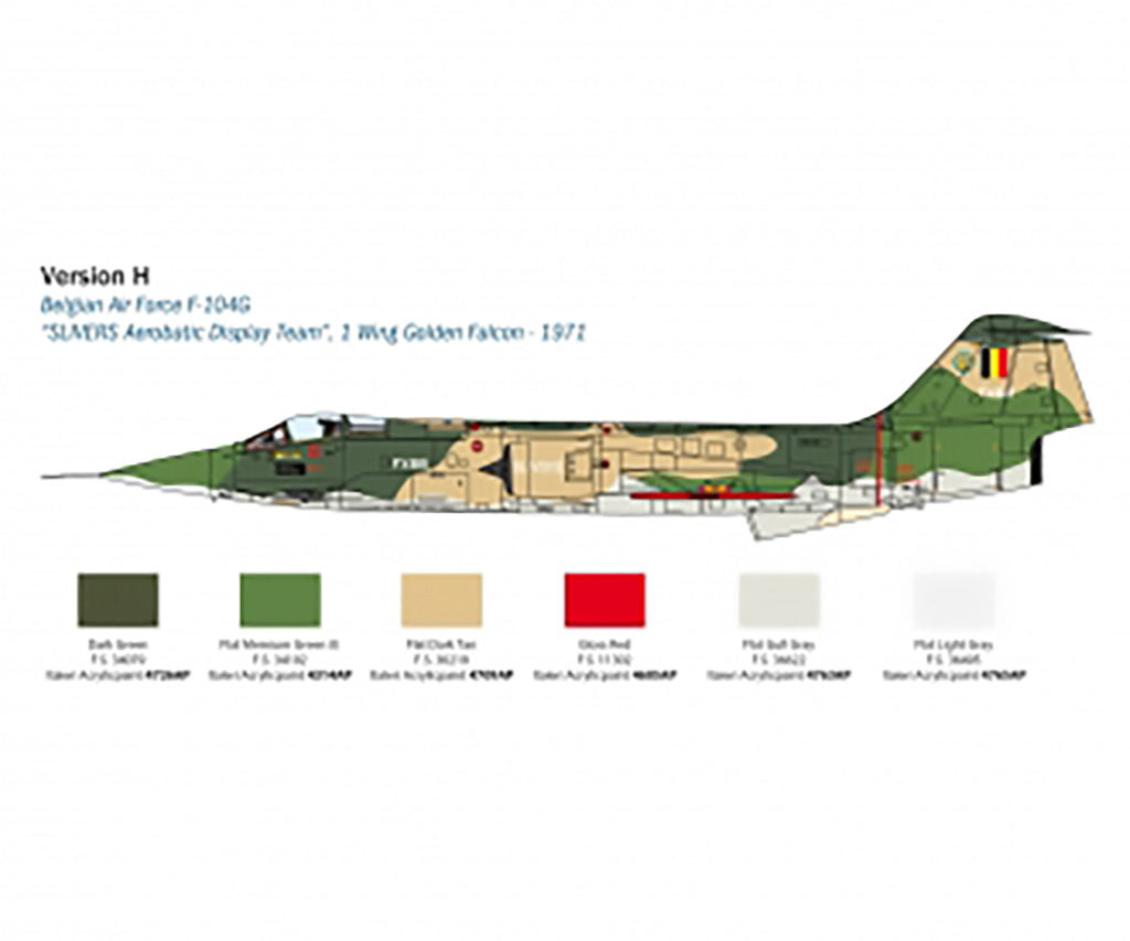 Italeri 1:72 F-104 G Starfighter  1296 - 1296_01