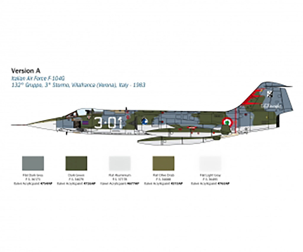 Italeri 1:72 F-104 G Starfighter  1296 - 1296_17
