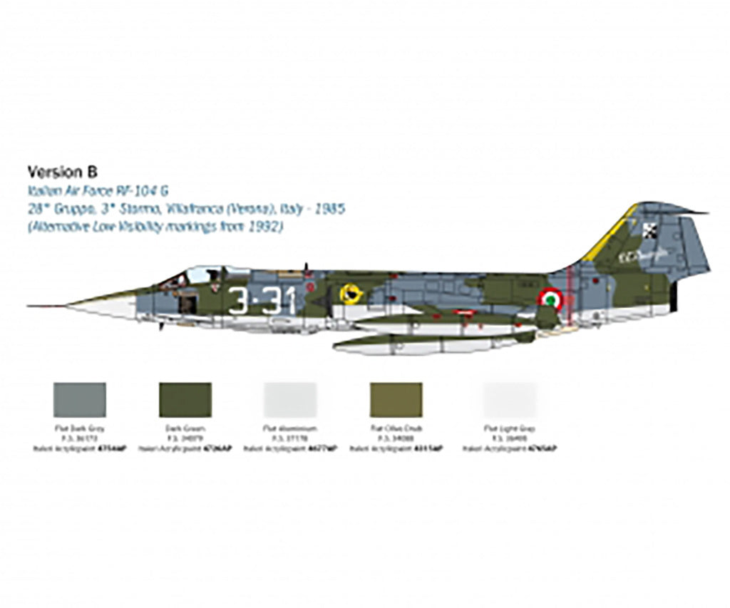 Italeri 1:72 F-104 G Starfighter  1296 - 1296_18