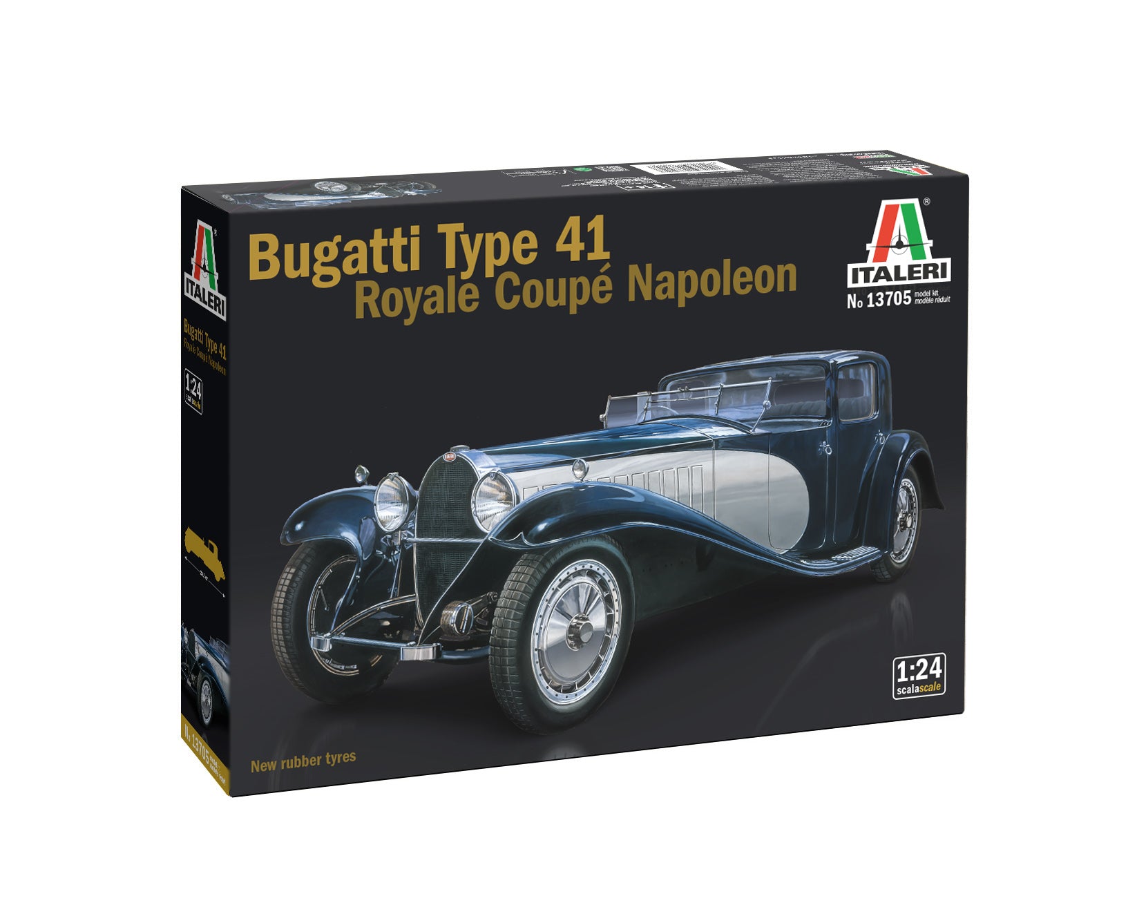 Italeri 1:24 Bugatti Type 41 Royale Coupe Napoleon 13705 - 13705_02