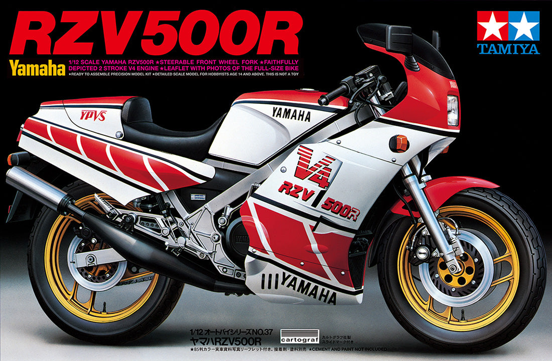 Tamiya 1:12  Yamaha RZV500R Motor Cycle Plastic Model Kit  14037 - 14037_01