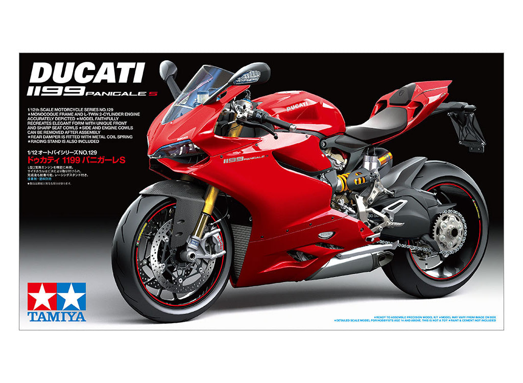 Tamiya 1:12  Ducati 1199 Panigale S 14129 Plastic Model Kit - 14129_02