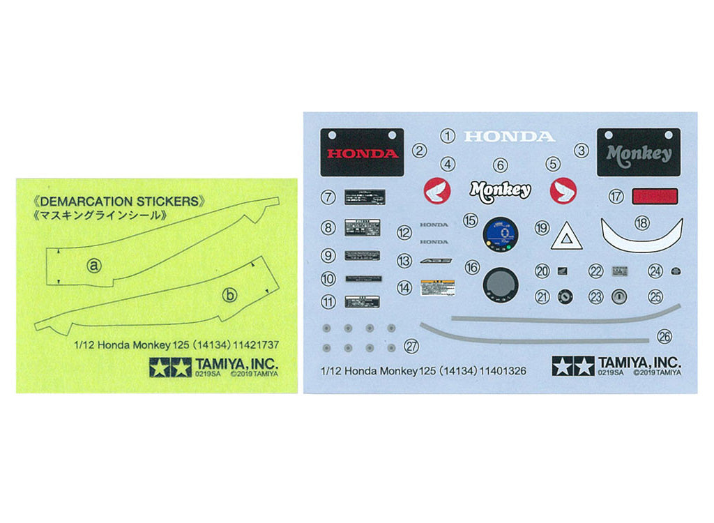 Tamiya 1/12 Monkey 125 - 14134_09