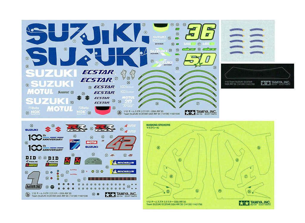 Tamiya 1:12 Suzuki ECSTAR GSX-RR 20 - 14139_13