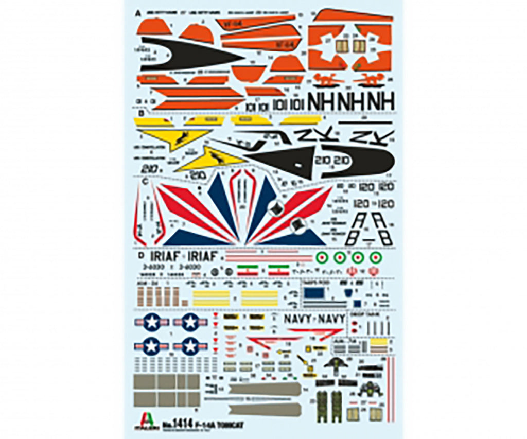 Italeri 1:72 USN F-14A Tomcat 50th First Flight Anniversary - 1414_04