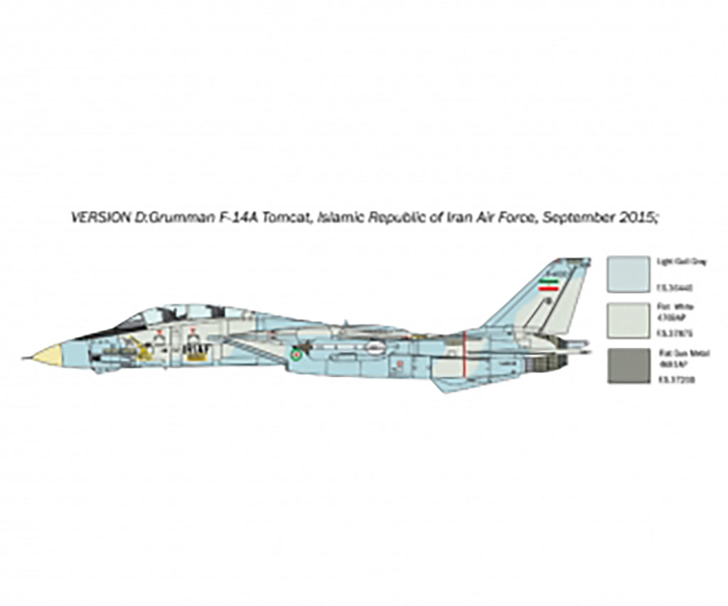 Italeri 1:72 USN F-14A Tomcat 50th First Flight Anniversary - 1414_08