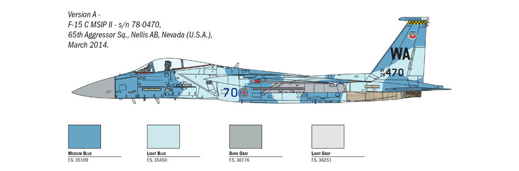 Italeri 1:72 US F-15C Eagle - 1415_004