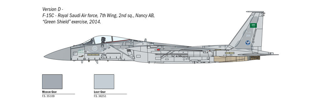 Italeri 1:72 US F-15C Eagle - 1415_007