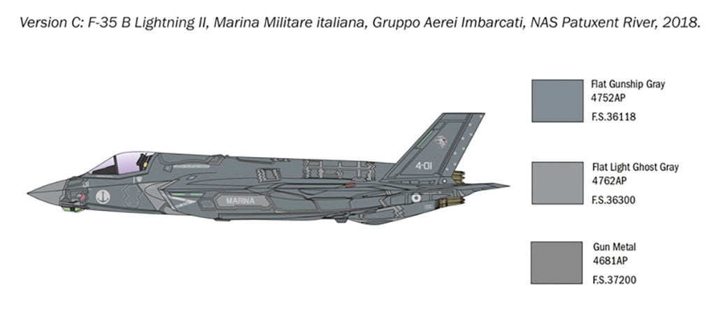 Italeri RAF F-35B Lightning II 1:72 - 1425_06