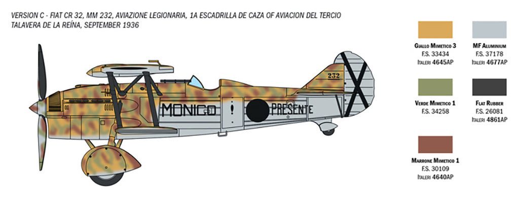 Italeri 1/72 FIAT CR 32 FRECCIA - 1438_ (3)