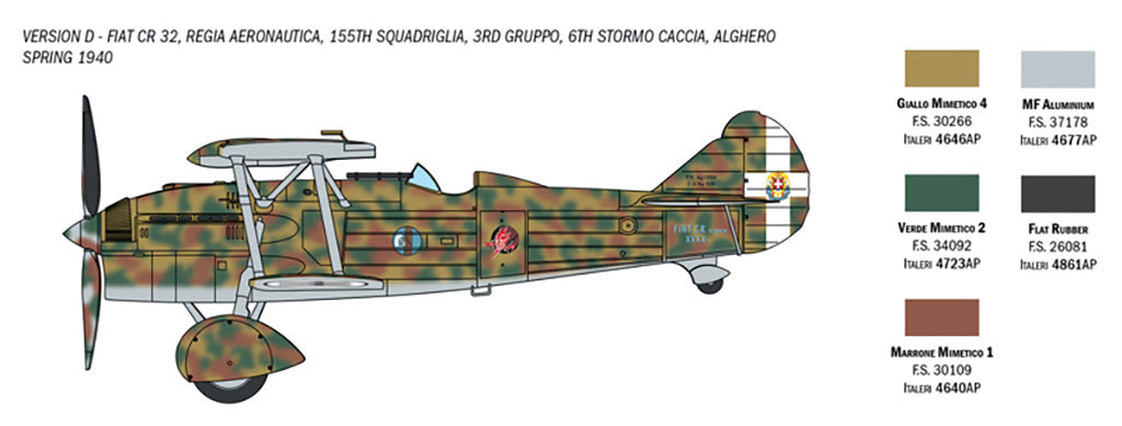 Italeri 1/72 FIAT CR 32 FRECCIA - 1438_ (6)