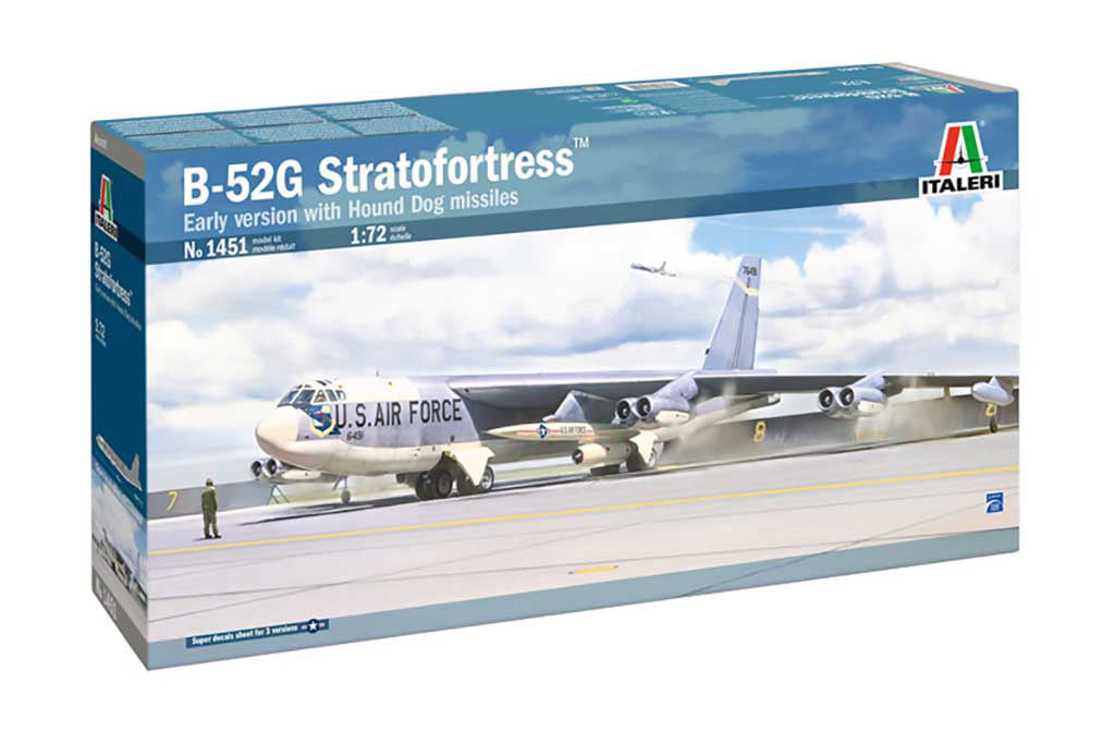 Italeri 1:72 US B-52G With Hound Dog Missiles - 1451_02