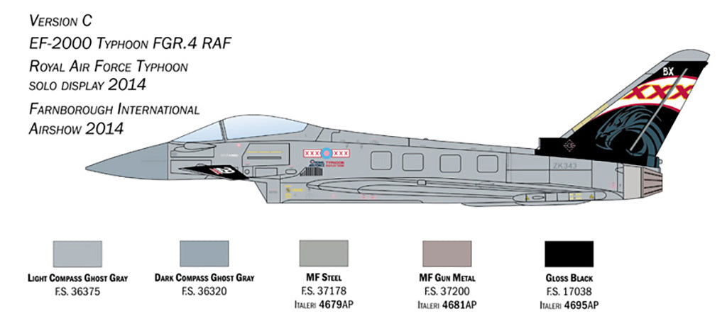 Italeri 1:72 RAF Eurofighter Typhoon EF-2000 - 1457_06