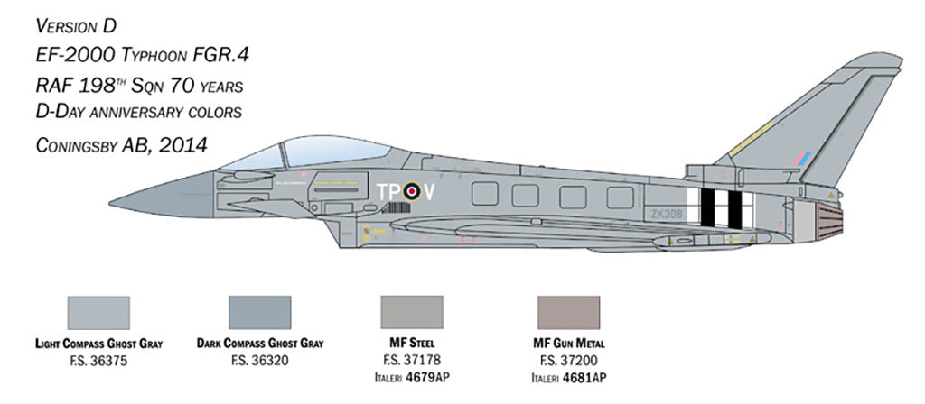 Italeri 1:72 RAF Eurofighter Typhoon EF-2000 - 1457_07
