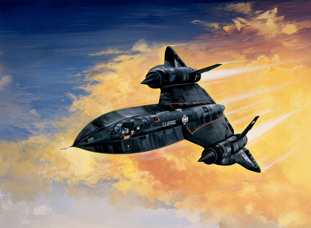 Italeri 1:72 US SR-71 Blackbird with Drone 145 Plastic Model Kit - 145_001