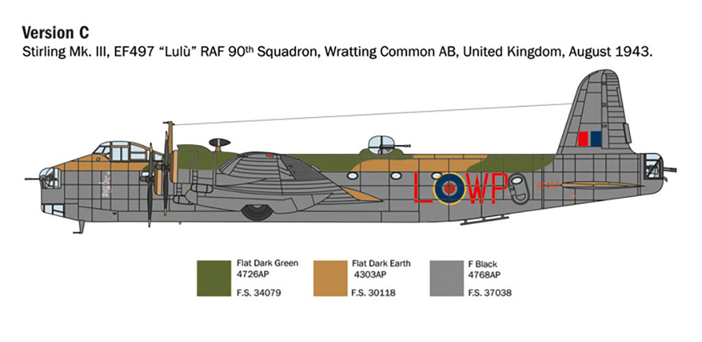 Italeri 1:72 RAF Stirling Mk.III 1462 - 1462_06