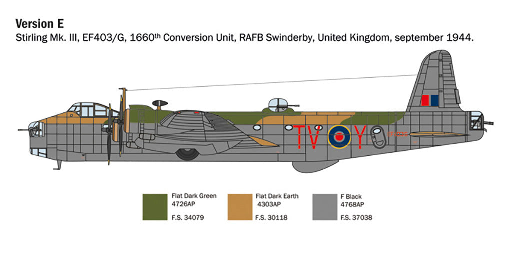Italeri 1:72 RAF Stirling Mk.III 1462 - 1462_08