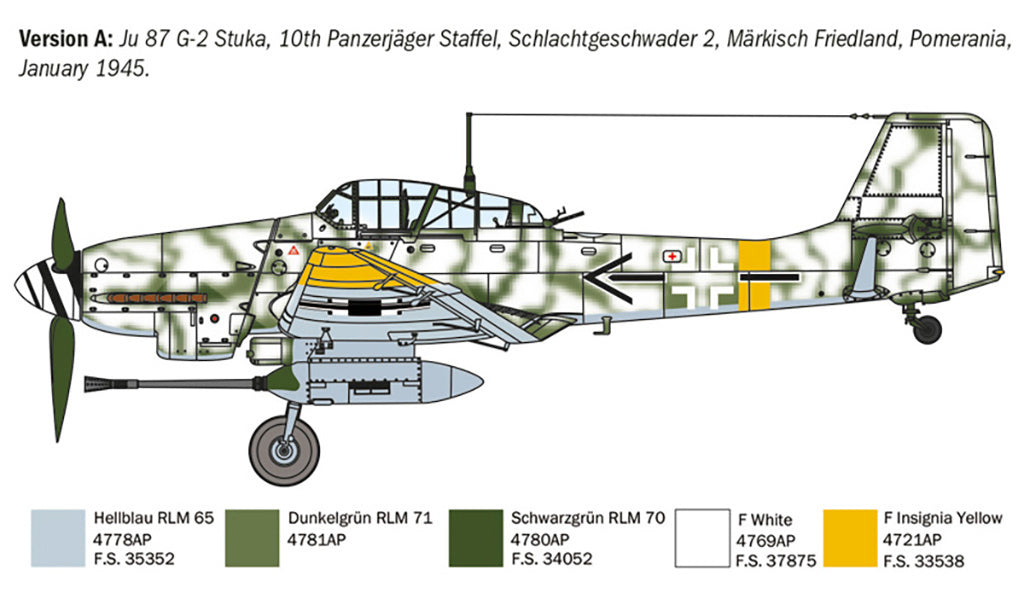 Italeri 1:72 JU-87 G-2 Kanonenvogel - 1466_ (1)