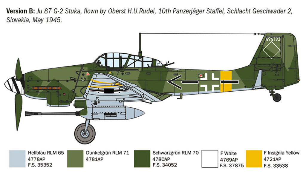 Italeri 1:72 JU-87 G-2 Kanonenvogel - 1466_ (7)