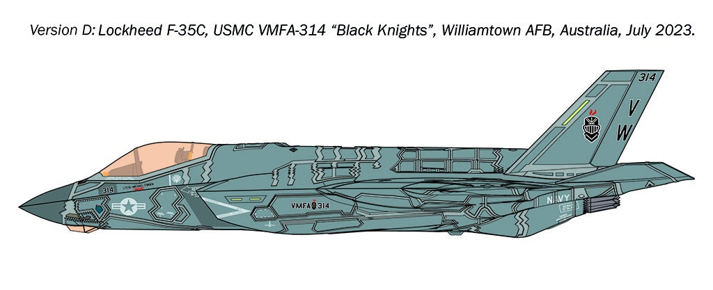 Italeri 1:72 F-35C Lightning II  1469 Plastic Model Kit - 1469_ (3)