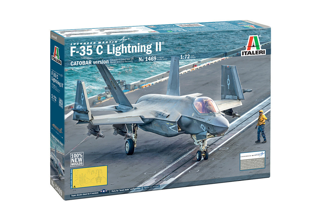 Italeri 1:72 F-35C Lightning II  1469 Plastic Model Kit - 1469_ (4)