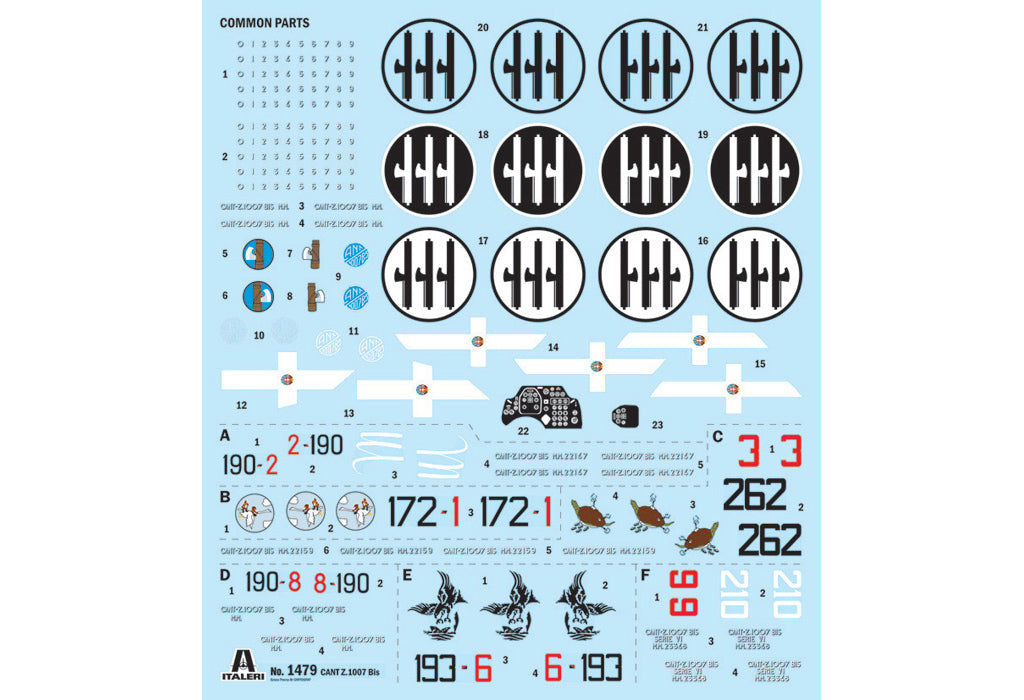 Italeri  CANT Z.1007bis Alcione 1:72 1479 - 1479_03