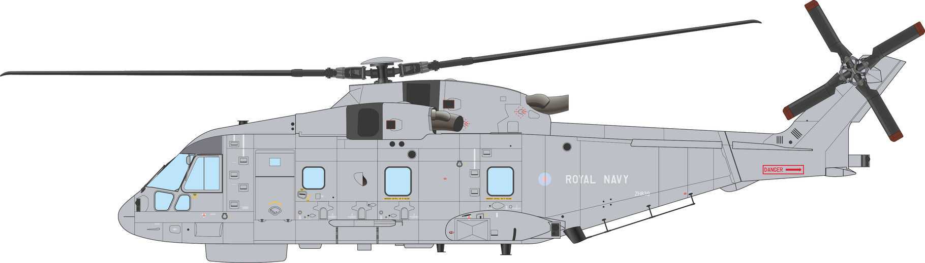 Italeri 1/72 AW101 Merlin HM.1 - 1486_04