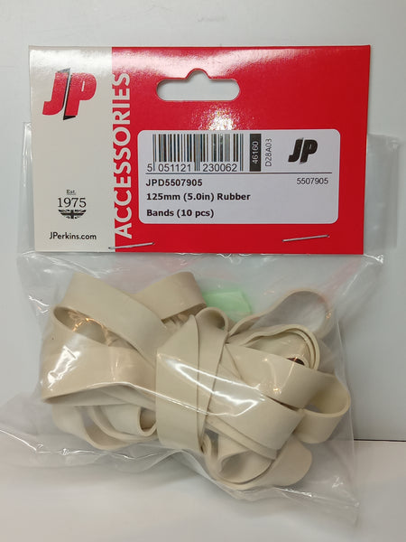 white rubber bands used as wing bands