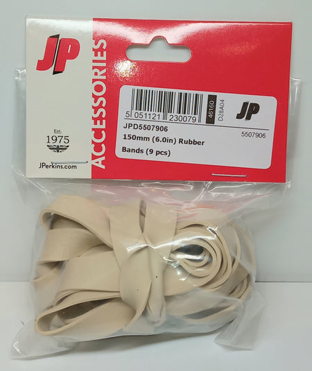 pack of white rubber bands used as wing bands