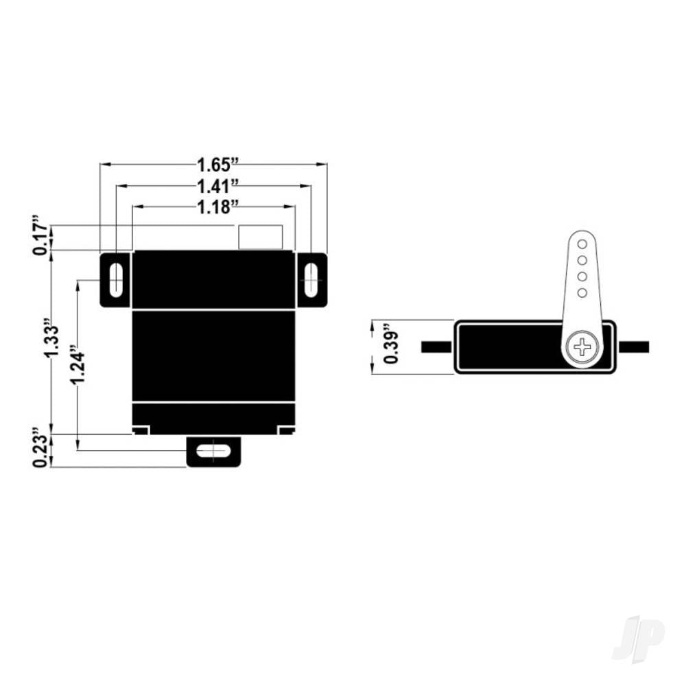 HiTec HS-125MG Analog Servo 