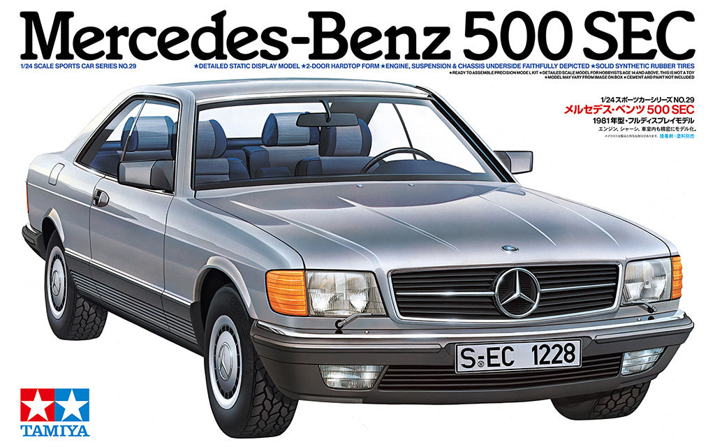 Tamiya 1:24 Mercedes-Benz 500 SEC