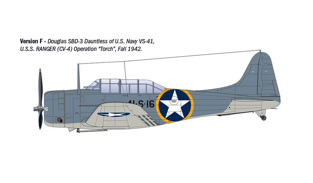 Italeri  1:48 SBD-3 Dauntless 2841