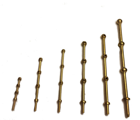 3 Hole Brass Stanchion 35mm 10 pk