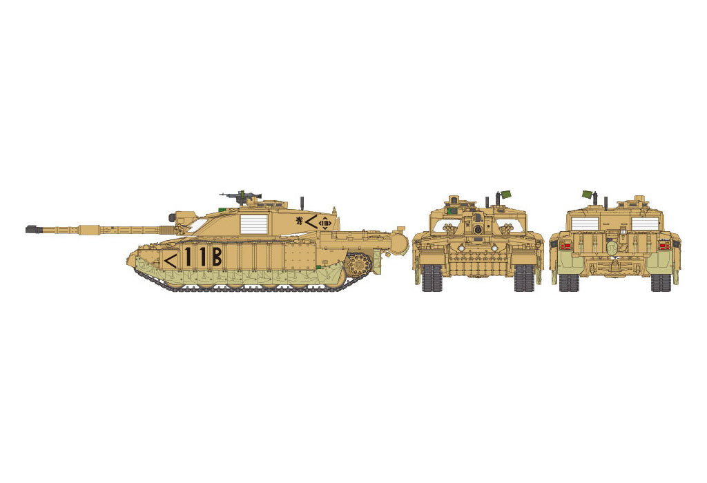 Tamiya 1:48 British Challenger 2 (Desertised) Plastic Model Kit - 32601_11