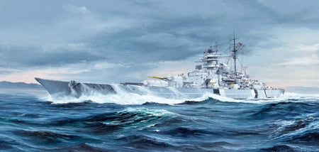 German Bismarck Battleship  1:350  05358 By Trumpeter