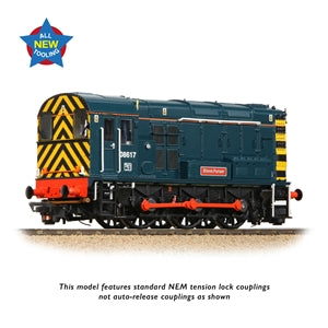 Bachmann Class 08 08617 'Steve Purser' BR Blue