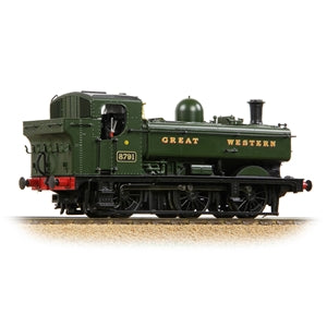 Bachmann GWR 8750 Pannier Tank 8791 GWR Green (Great Western)