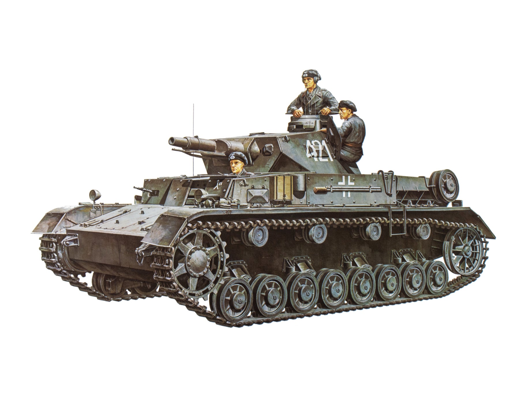 Tamiya 35096  1/35 German Pz.Kpw IV Ausf.D Plastic Model Kit