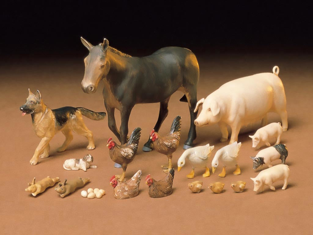 Tamiya livestock 1:35 plastic model kit