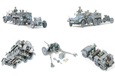 Tamiya 1:35 Krupp Towing truck with 37mm Pak