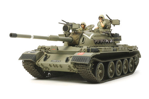Model tank on a white background