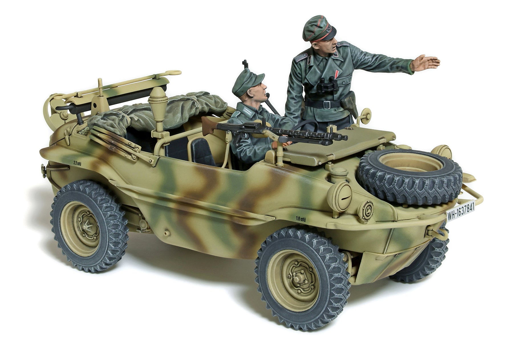 Tamiya  1:35 German Schwimmwagen Type 166  wide wheel version 35393 - 35393_01