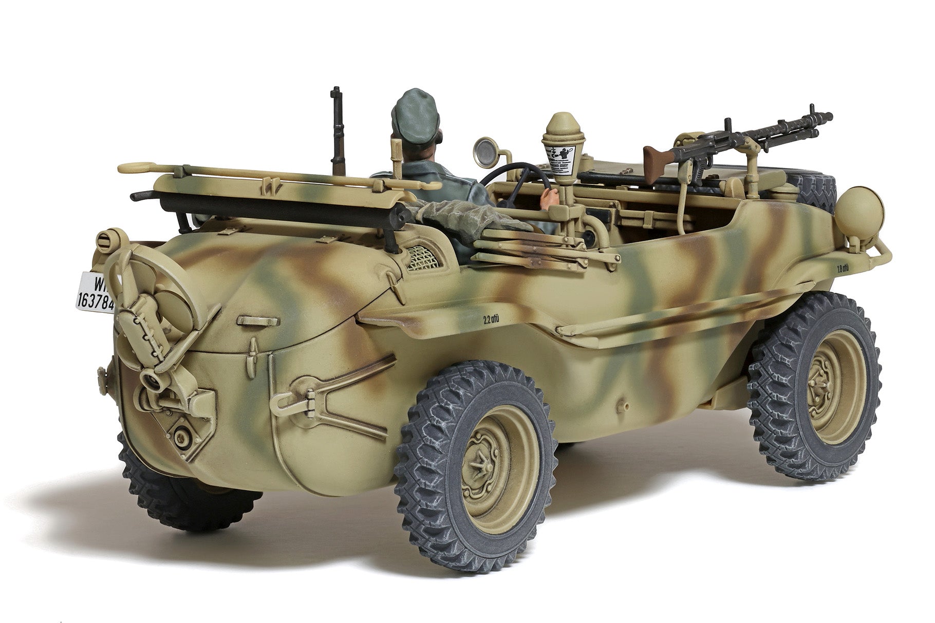 Tamiya  1:35 German Schwimmwagen Type 166  wide wheel version 35393 - 35393_04