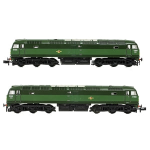 Graham Farish 371-825D Class 47/) D1565 BR Green (Small Yellow Panels) N Gauge