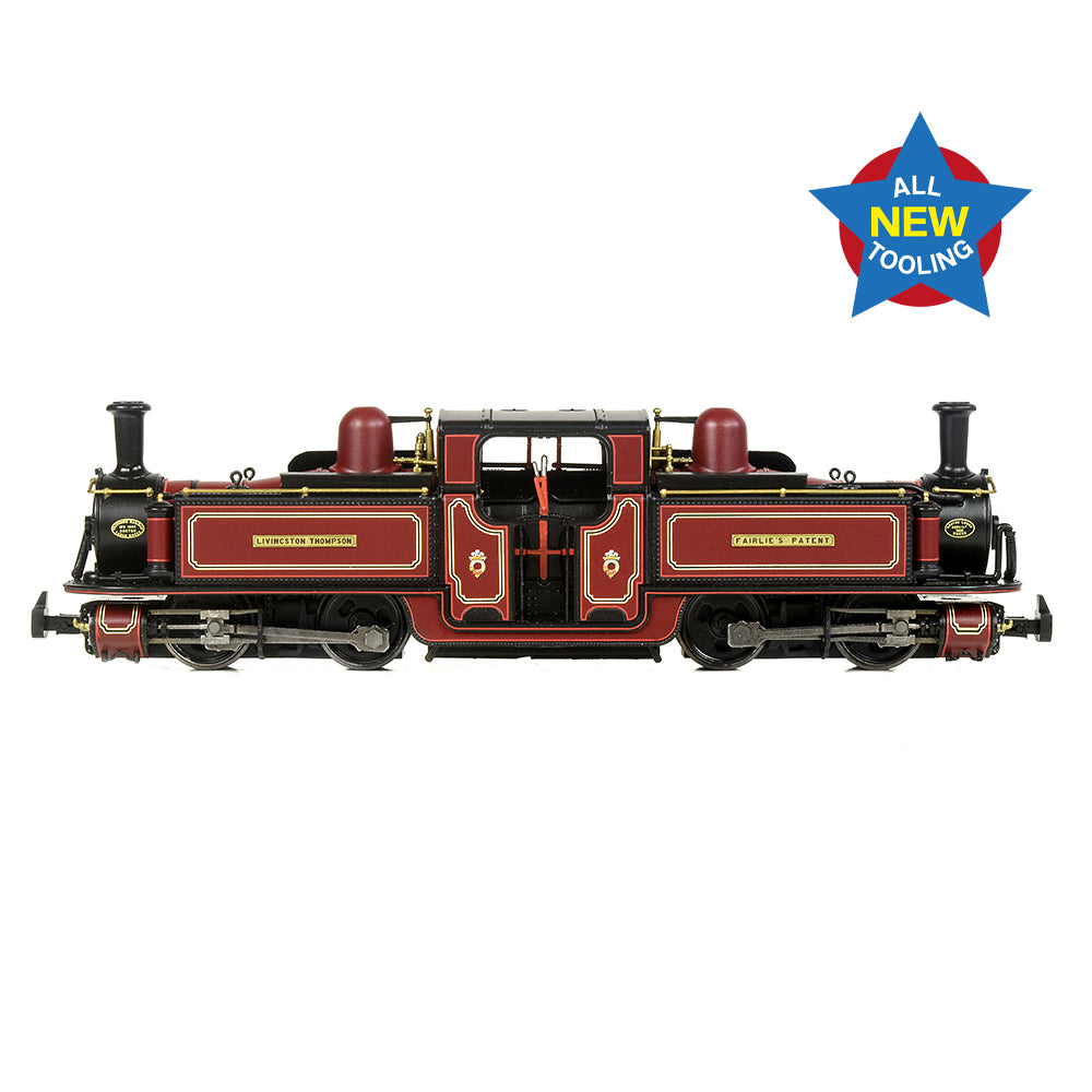 Bachmann 391-103 Ffestiniog Rly Double Fairlie Livingston Thompson FR Lined Maroon