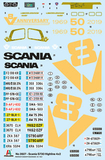 Italeri 1:24 Scania S730 Highline 4 x 2